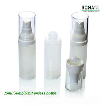 Vide 15ml 30ml 50ml Bouteille Airless Pet Frosted Clair